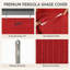 Colourtree Pergola Cover High Density Shade Replacement Canopy with Stainless Steel Weighted Rod-88923111-88923055