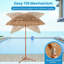 Parasol de plage 6,5 pi Tiki