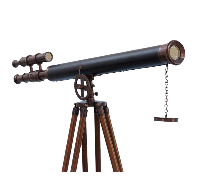 Télescope Tamara Griffith Astro, Bronze / noir cuir