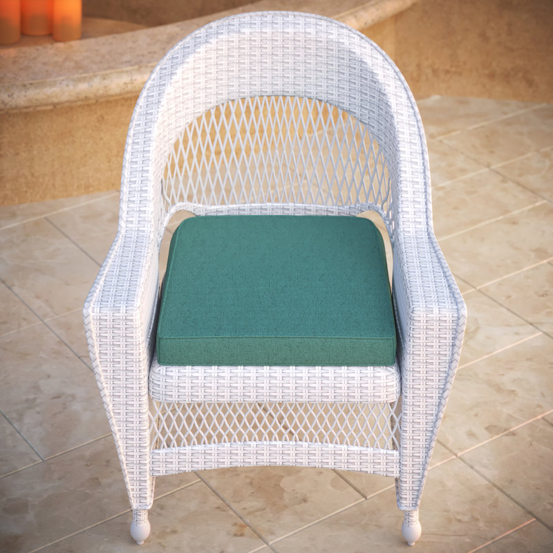 Outdoor Sunbrella® Seat Cushion, Cast Breeze Sunbrella® Plainweave, 20" W x 18" D
