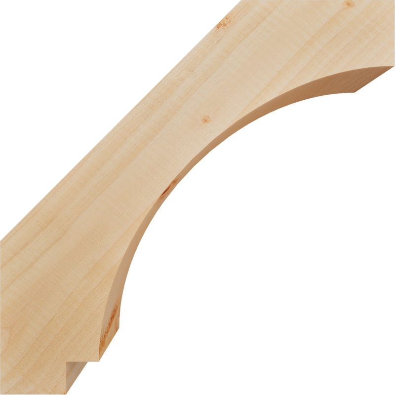 Attelle de genou lisse Imperial, l 3 3 po x P 14 po x H 14 po, Sapin de Douglas, H 14 po x l 3,5 po x P 14 po, Lisse