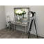 Broussard 112cm Glass Top Console Table