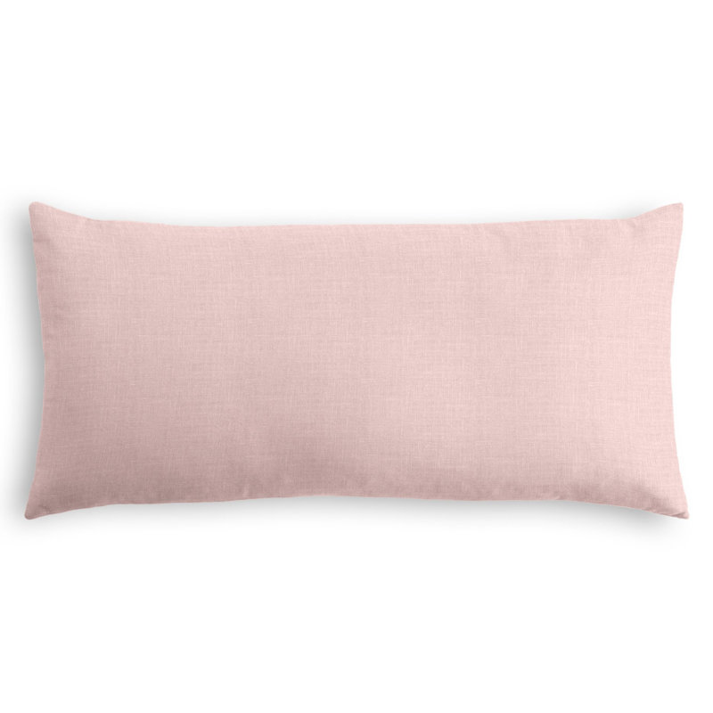 Housse de coussin rectangulaire, 12 po x 18 po, Rose clair