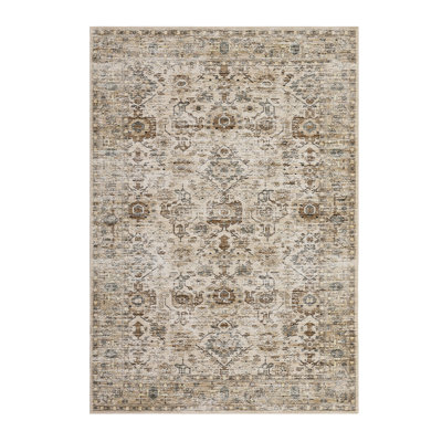 Area Rug Washable Rug Vintage Rug Non Slip Backing Accent Carpet Runner Rug Ultra-Soft Low Pile Rug Oriental Floral Rug Distressed Aesthetic Floor Mat for Living Room Bedroom Stain Resistant Carpet for Kitchen Laundry Office
