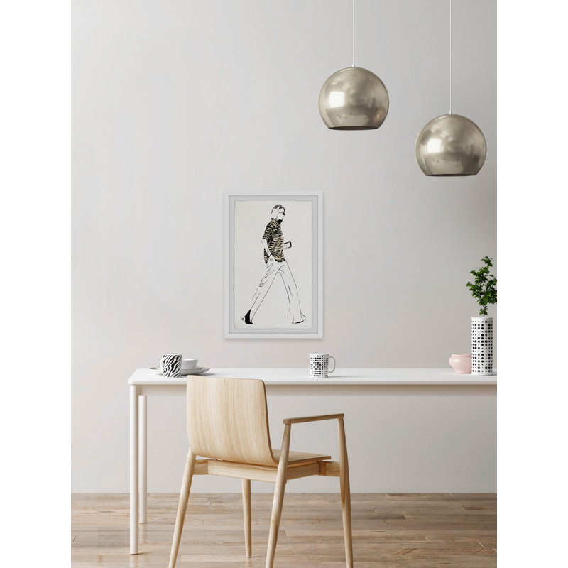 Walk The Streets by Parvez Taj - Single Picture Frame Painting, 91 cm H x 61 cm W