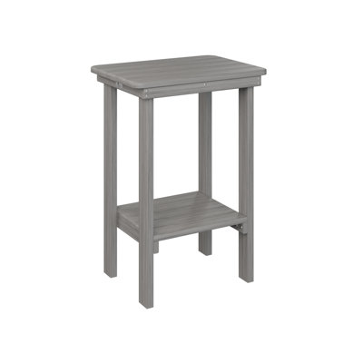 Table de bout rectangulaire en bois flotté gris naturel Berlin Gardens