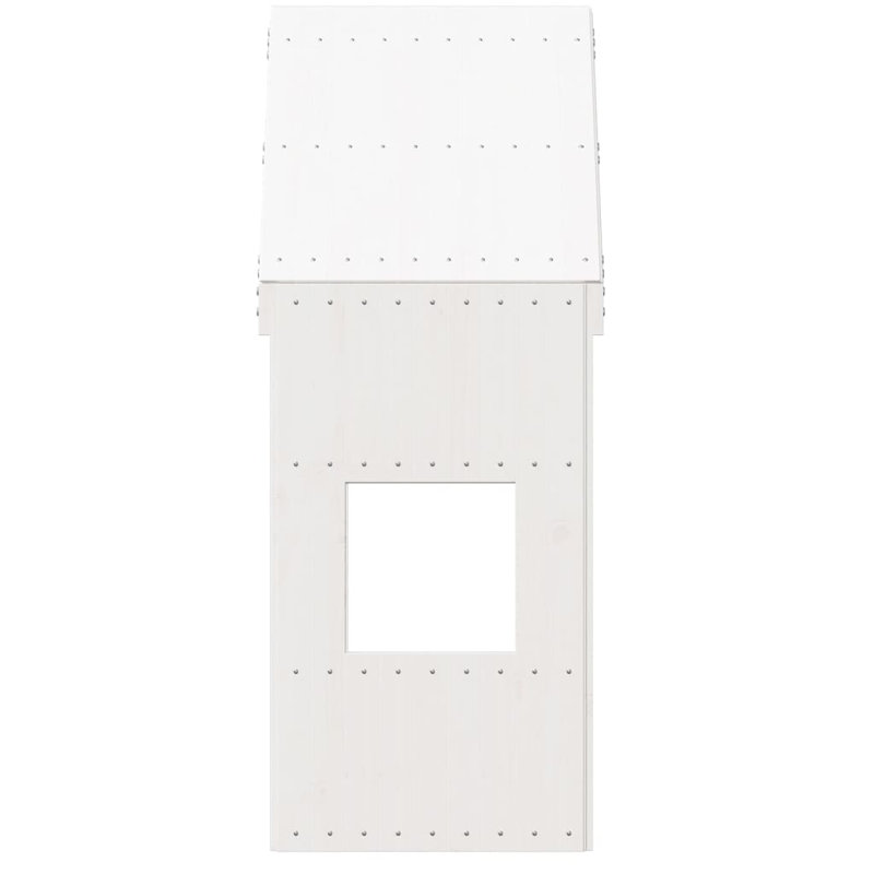 Arely Bunk Bed/ Loft Bed Accessories, 132cm H x 55cm L x 84cm W, White