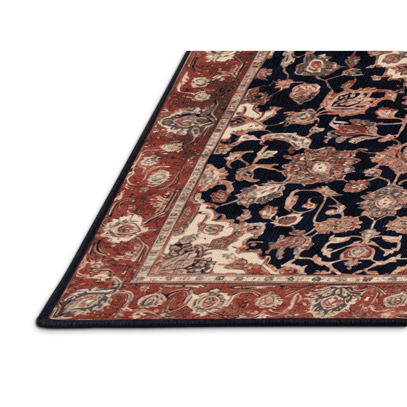 Tapis brun lavable à la machine, Rectangulaire 2 pi x 3 pi