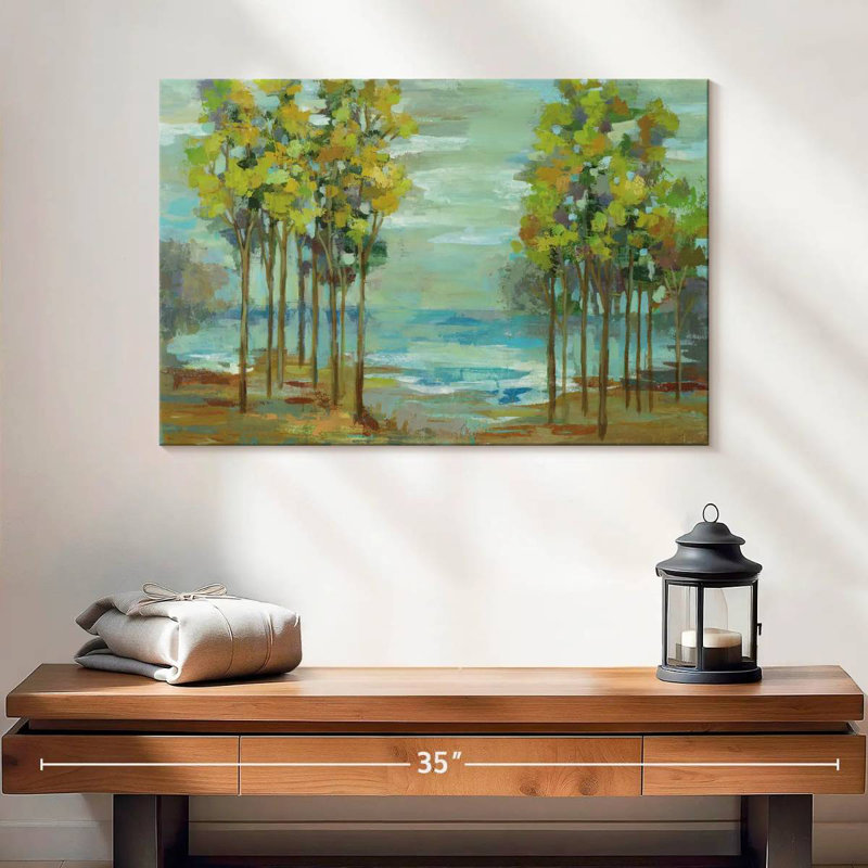 Harnek Calm Spring Trees, 16" H x 24" W