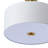 13" Fabric Semi Flush Mount-91406424