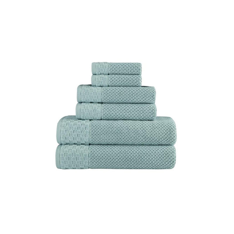 Ensemble de serviettes 6 pièces Deacon Boston, Vert clair