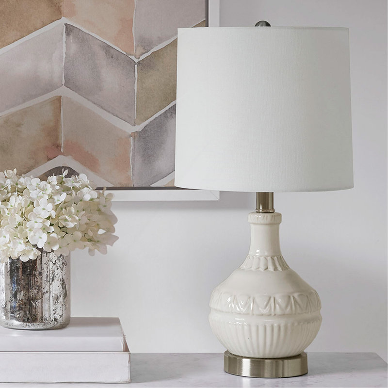 Gypsy Embossed Boho Table Lamp