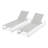 5-Level Adjustable 2-Piece Outdoor Chaise Lounge-1001597982-1001597977