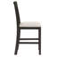 Ensemble de table de salle à manger à hauteur de comptoir en bois 6 pièces avec tablette de rangement, ensemble de table de cuisine avec banc et 4 chaises de style rustique TopMAX-129387952