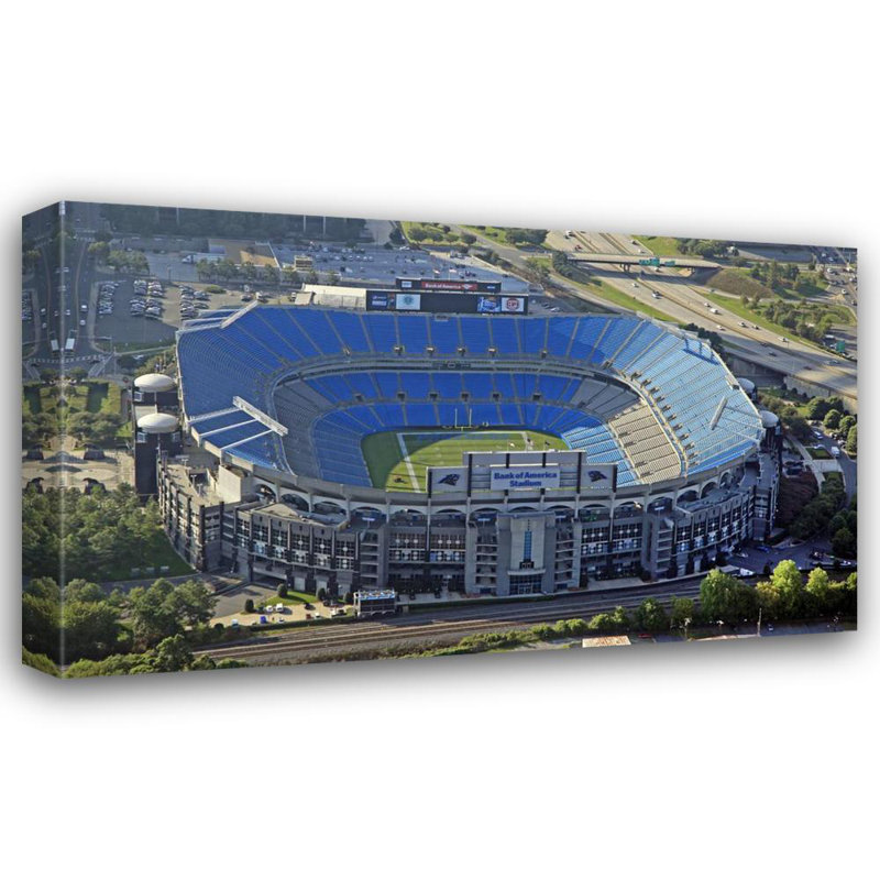 Bank of America Stadium, H 14 po x l 24 po