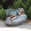 Statue de jardin magnésium endormie
