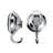 2-Pack 15lbs Vacuum Suction Cup Hooks