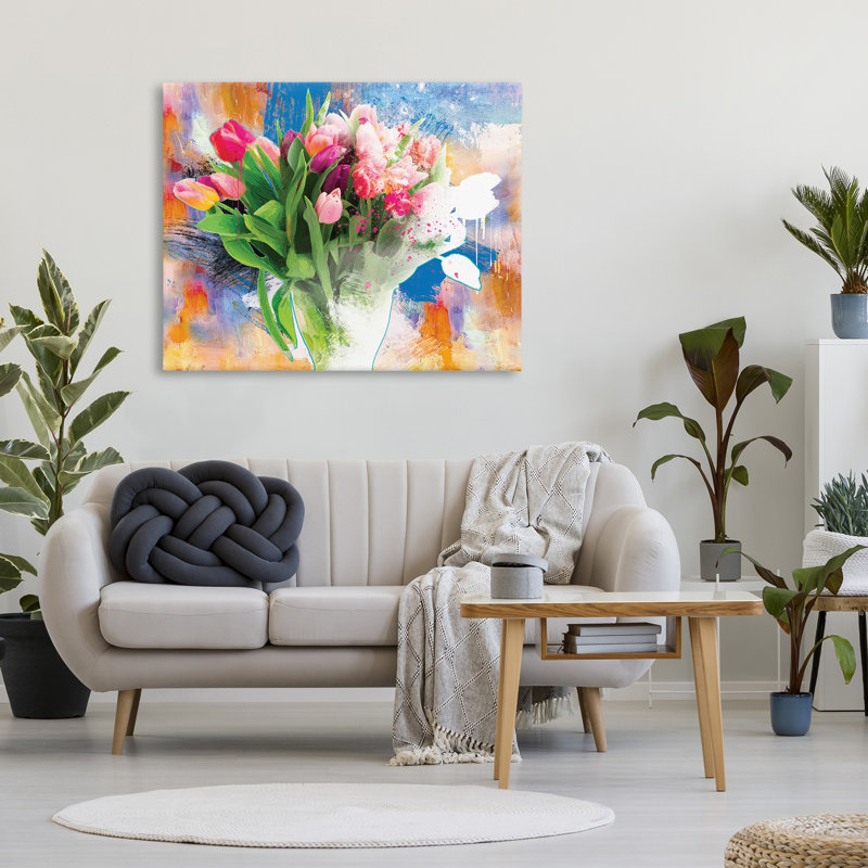 "Urban Spring Bouquet" par Porter Hastings, H 36 po x l 48 po x P 1,5 po