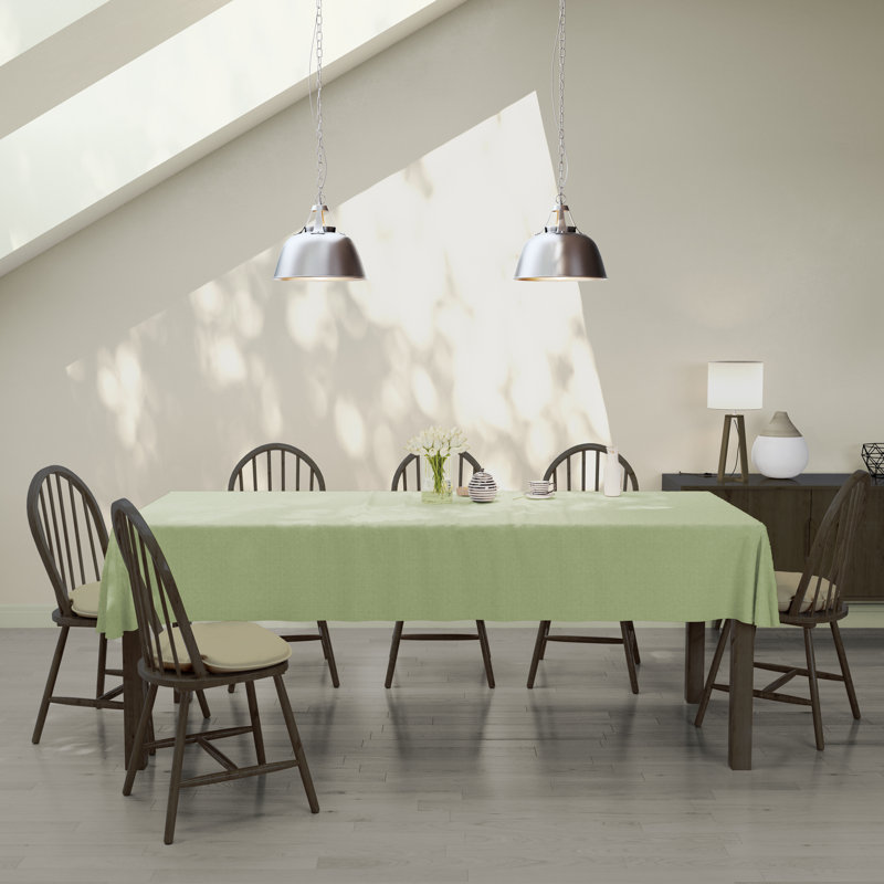 Nappe ronde en polyester Vallejos, 60 po, carré, Écume de mer