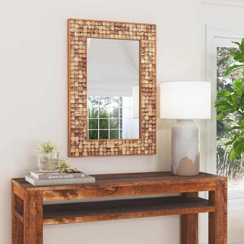 Miroir Abbie, Brun
