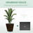 Outsunny Set Of 3 Tall Planters, 18", 15.25", 11.75", Mgo Indoor Outdoor Planters With Drainage Holes, Stackable Flower Pots For Garden, Patio, Balcony, Front Door, Gray-2048479972