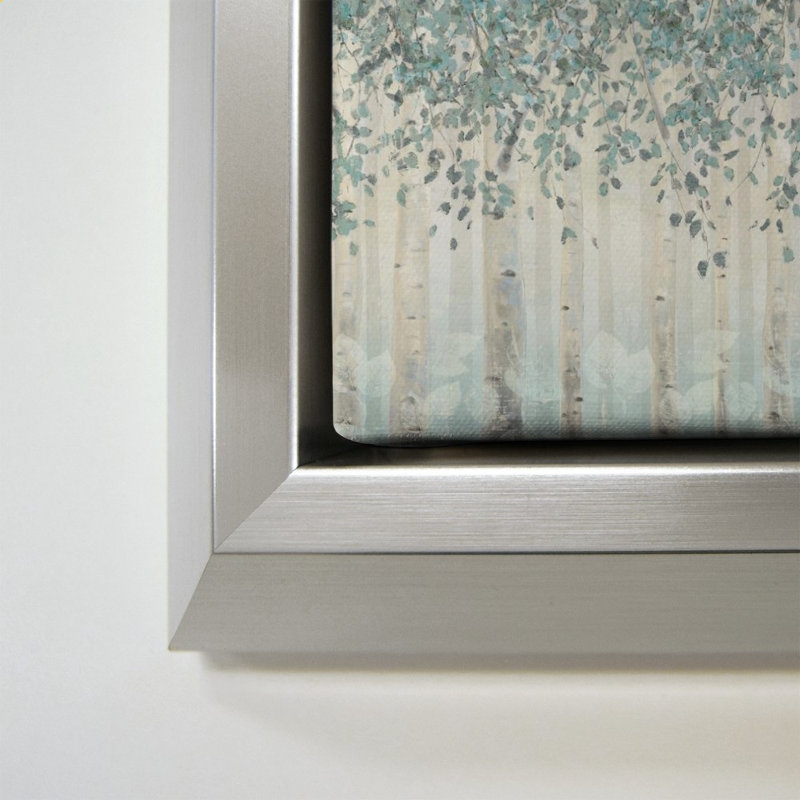 «Dream Forest I Silver Leaves» par James Wiens - impression sur toile, 28" H x 28" W, Silver