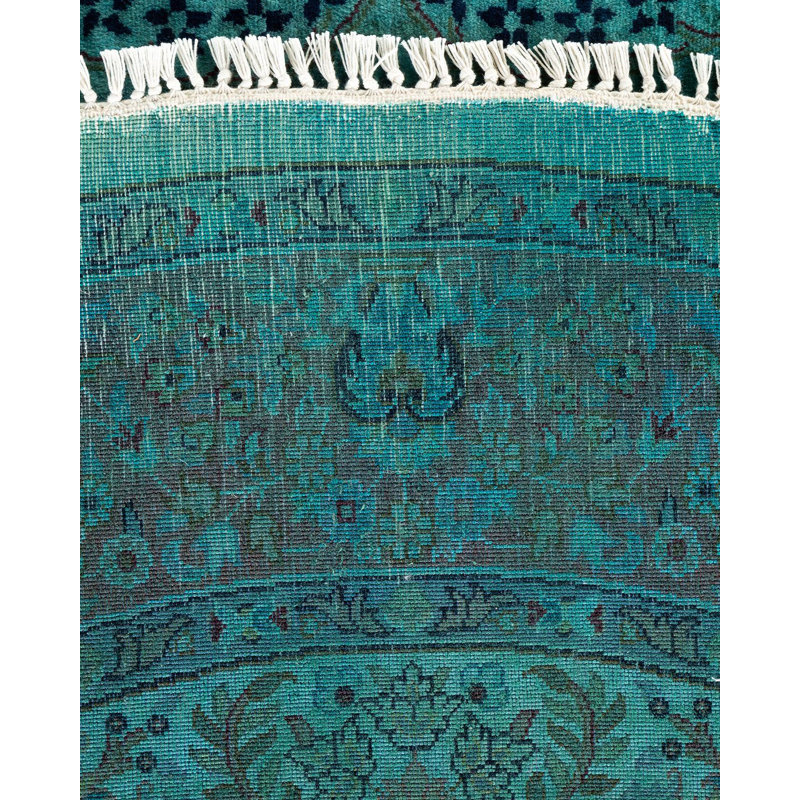 Fine Vibrance One-of-a-Kind 5' 8" X 5' 9" Hand Knotted Area Rug
