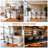 Bar Stools Set, Counter Height Bar Stools with Back, Adjustable Bar Stools 24" to 32", Faux Leather Bar Stools for Kitchen Island-1002076744-982387490