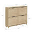 16 Pair Flip Down Shoe Storage