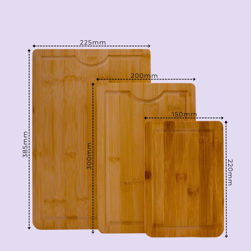 3-Piece Chopping Board Set