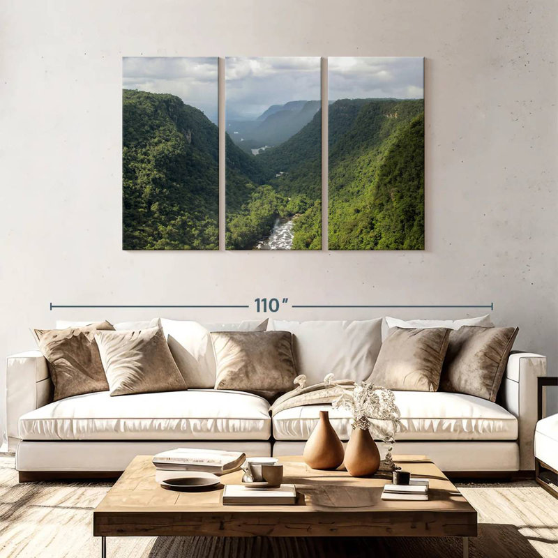 Alvord Misty Guyana Jungle, 48" H x 74" W
