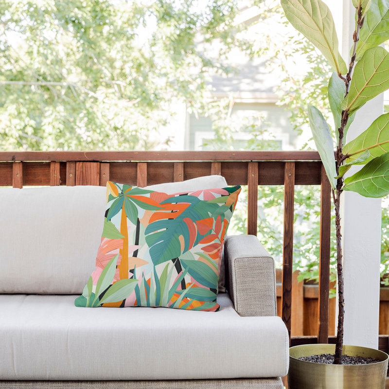 Coussin El Reversible, H 18 po x l 18 po