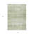 HomeRoots Rectangle Machine Woven Area Rug