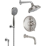 Miramar 2.0 GPM Styletherm 0.5" Thermostatic Shower System with Handshower Hook and Tub Spout