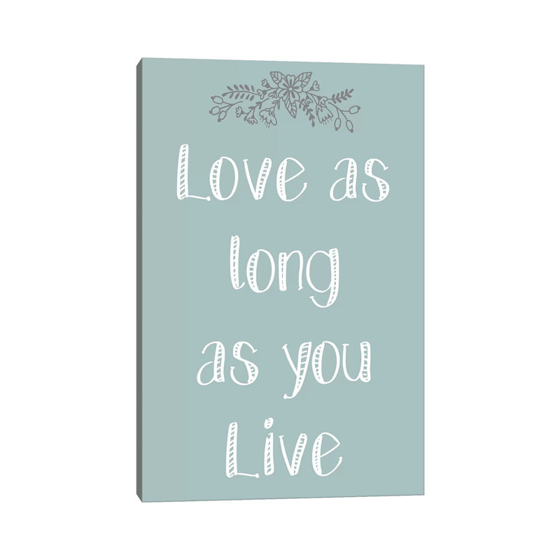Laugh As Much II by Kimberly Allen - Print on Canvas, Wrapped Canvas, 30.48cm H x 20.32cm W x 1.91cm D