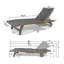 BANZAI CHAISE Longe avec plateau
