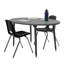 Table d'activité thermofusionnée 30 x 60 avec pieds fuselés réglables Adapte-115943235-115943244