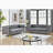 Tommy Tufted Velvet Sofa Set with Square Arms & Metal Legs-703245921