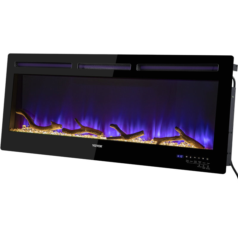 Foyer électrique à commande vocale VEVOR, H 18 po x l 50 po x P 4,57 po