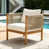 Beige,Cream,Teak-1piece sélectionné