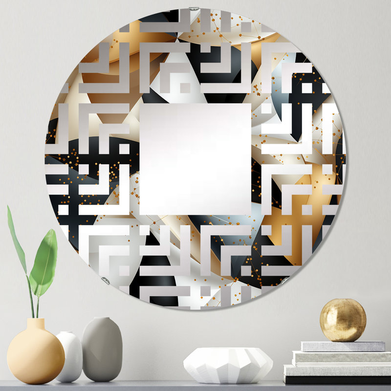 Miroir mural rond, 23,6 po x 23,6 po