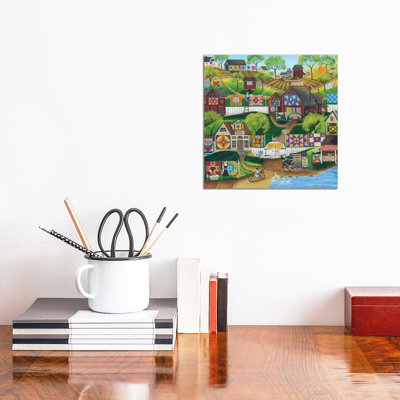 " Quilt Sewing Sanctuary " Graphic Art Print
