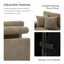 213Cm Recessed Arms Modular Sleeper