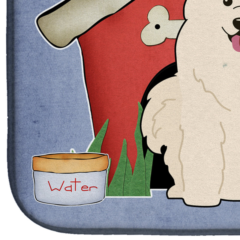 Tapis de séchage samoyède dog house