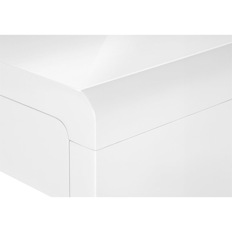 Computer Desk  Glossy White