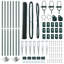 Vidaxl Fence With Posts -Coated Steel-116797909-116797901