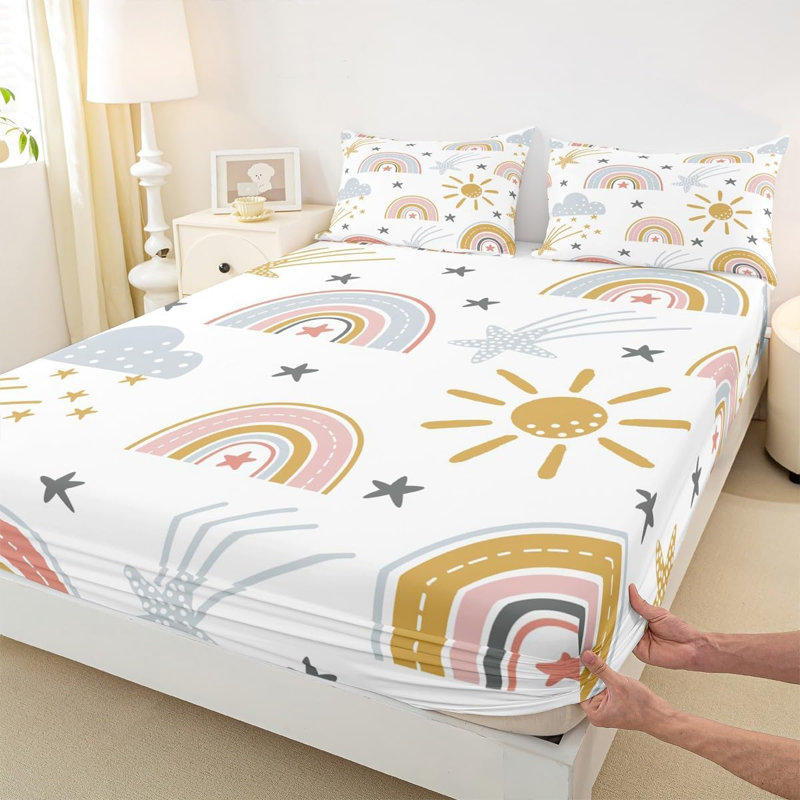 Ensembles de lit Rainbow Sun and Stars
