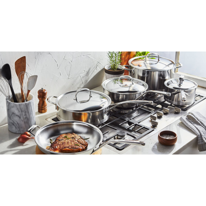 Demeyere Atlantis 9-piece Stainless Steel Cookware Set