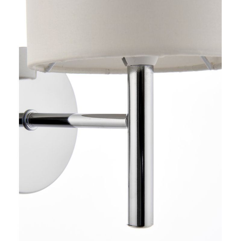 Iyanna Armed Sconce, Chrome