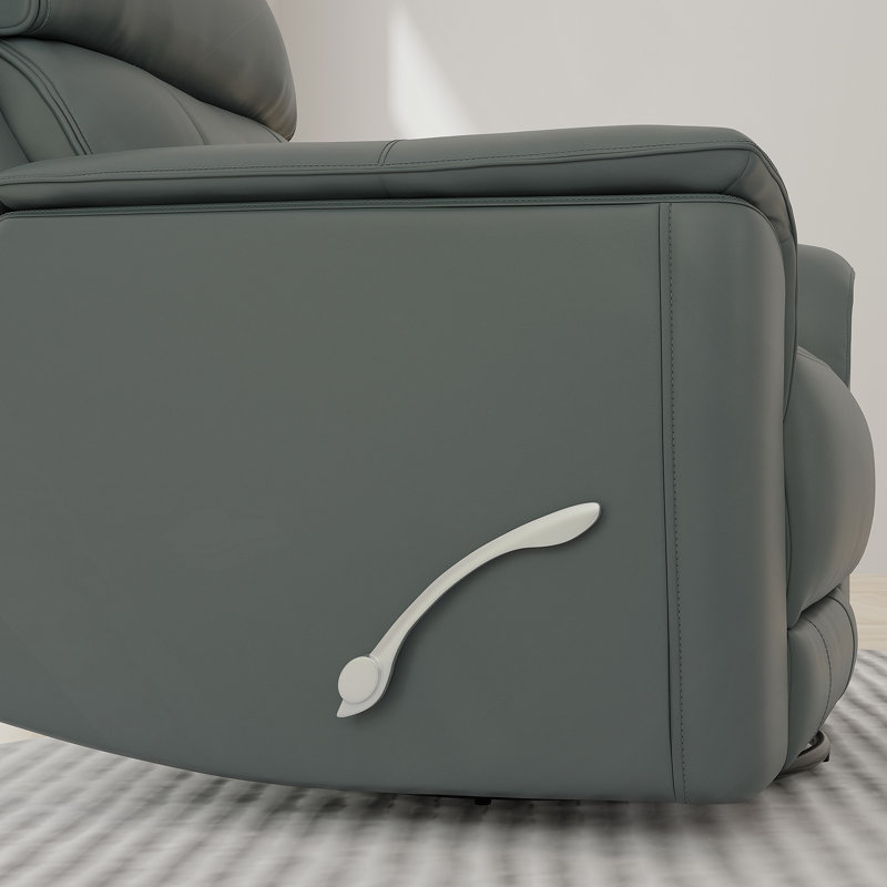 Manual Glider Recliner in Sapphire, Sapphire Blue